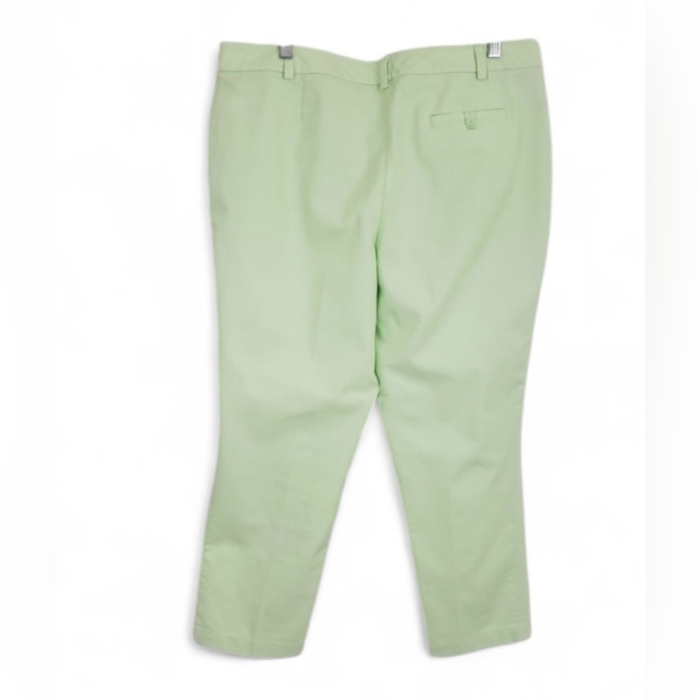 Lady Hagen Light Green Chino Pants Size 8 - Picture 3 of 5